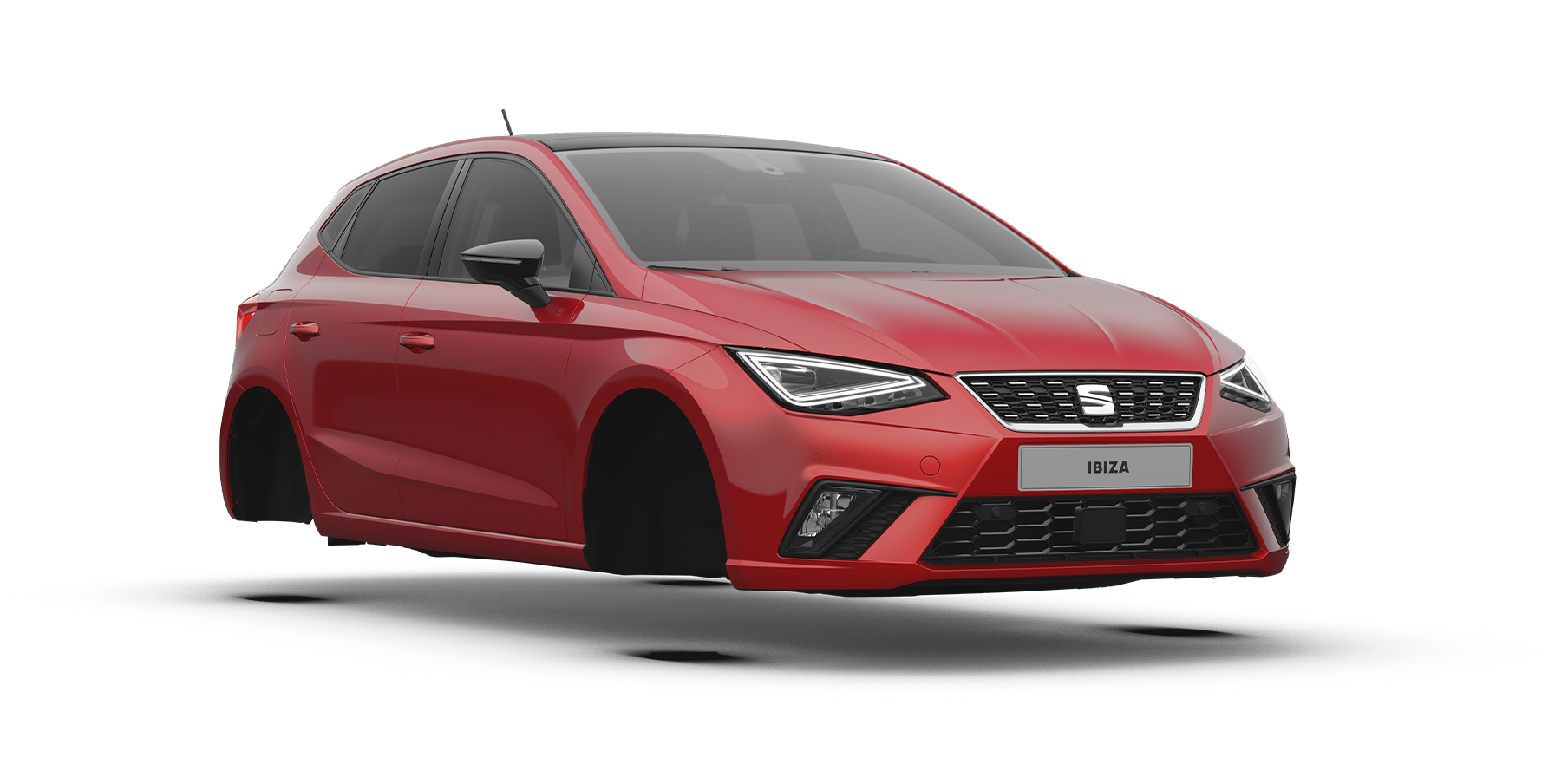 seat ibiza fr colour red desire